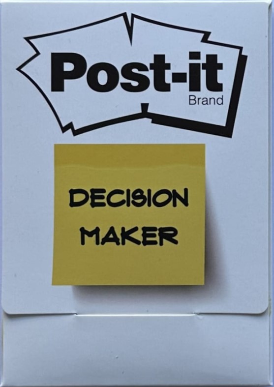 Michael Weber & Tim Trono - Post-it Decision Maker (PDF+JPGs)
