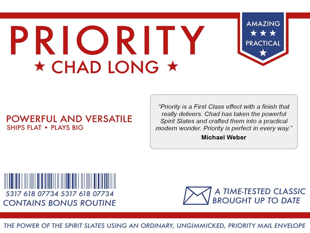 Chad Long - Priority