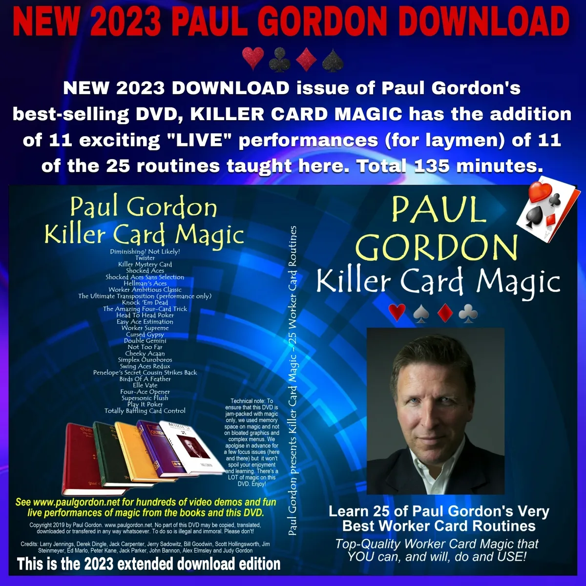 Paul Gordon - Killer Card Magic 2023 (Extended Edition)
